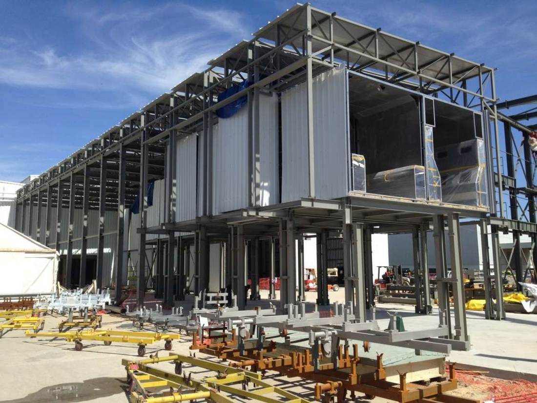 Estructura completa de la nueva planta de electrodeposición