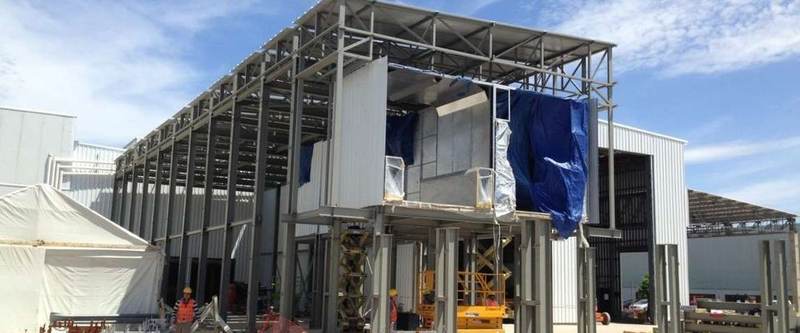 Estructura de la nueva planta de electrodeposición en Toyota